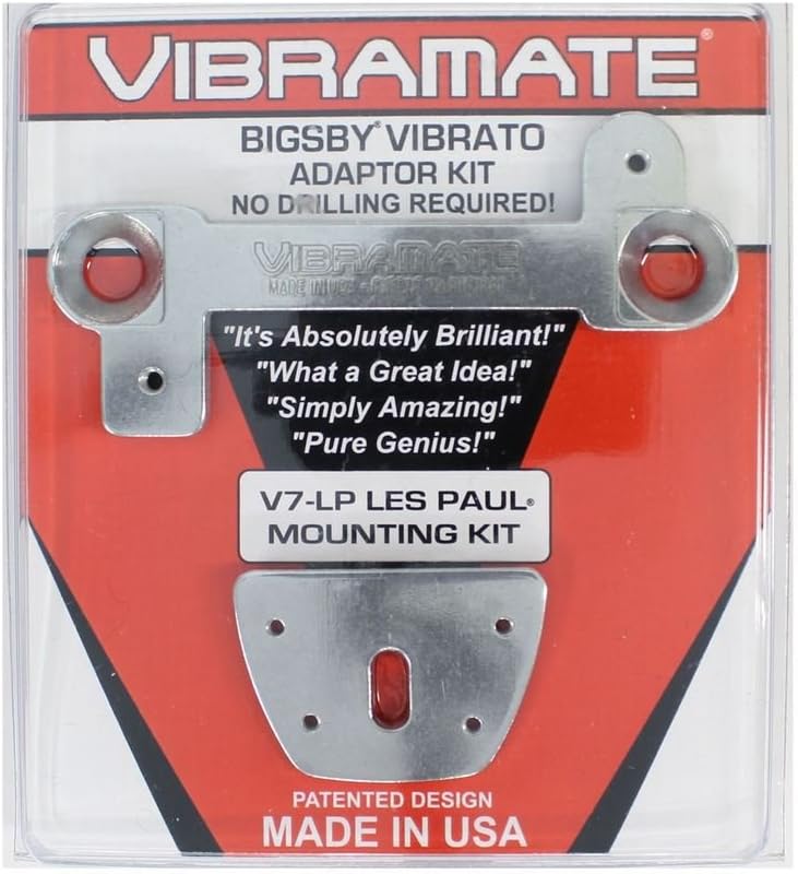 Vibramate V7-LP Les Paul Adaptor Mounting Kit for Bigsby B7 - Aluminum - Image 1